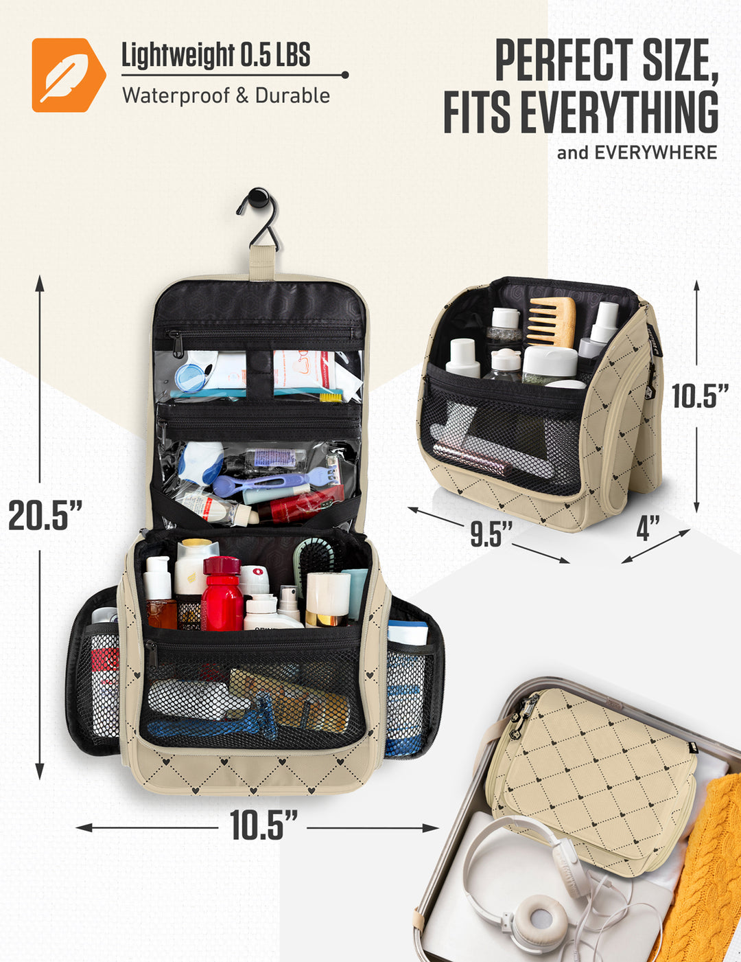 hazard 4 travel toiletry bag Hanging Travel Toiletry Bag – VENTURE 4TH