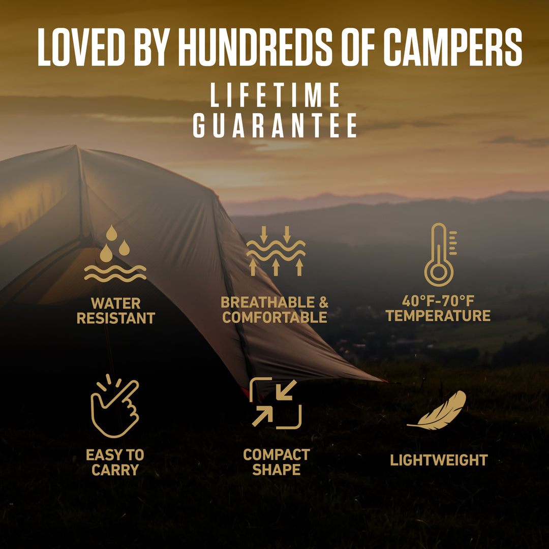 XXL Sleeping Bag for Big and Tall Campers – VENTURE 4TH