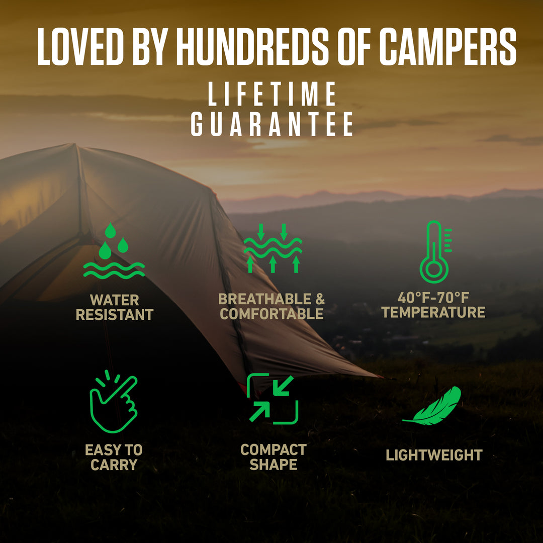 XXL Sleeping Bag for Big and Tall Campers – VENTURE 4TH