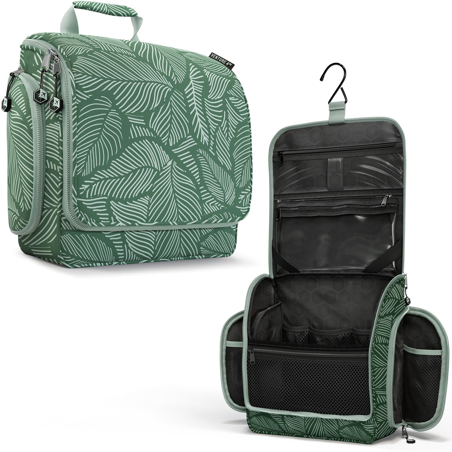 VENTURE 4TH Premium Hanging Travel Toiletry Bag for Women and Men