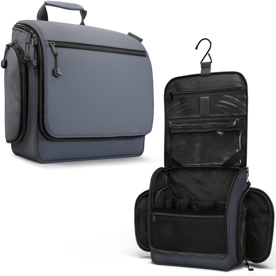 Venture 4TH Premium Travel Hanging Toiletry Bag for Women and Men