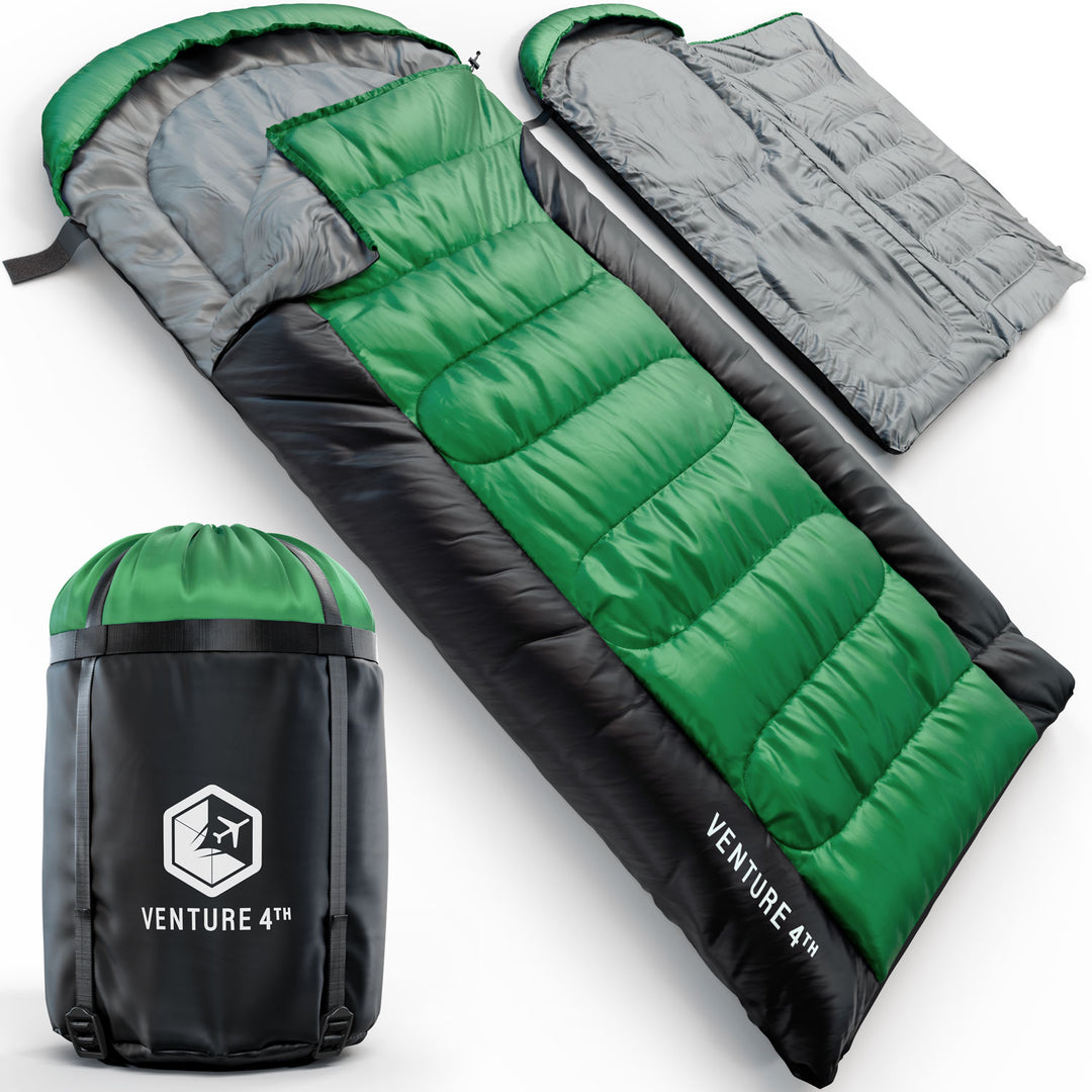 XXL Sleeping Bag for Big and Tall Campers – VENTURE 4TH