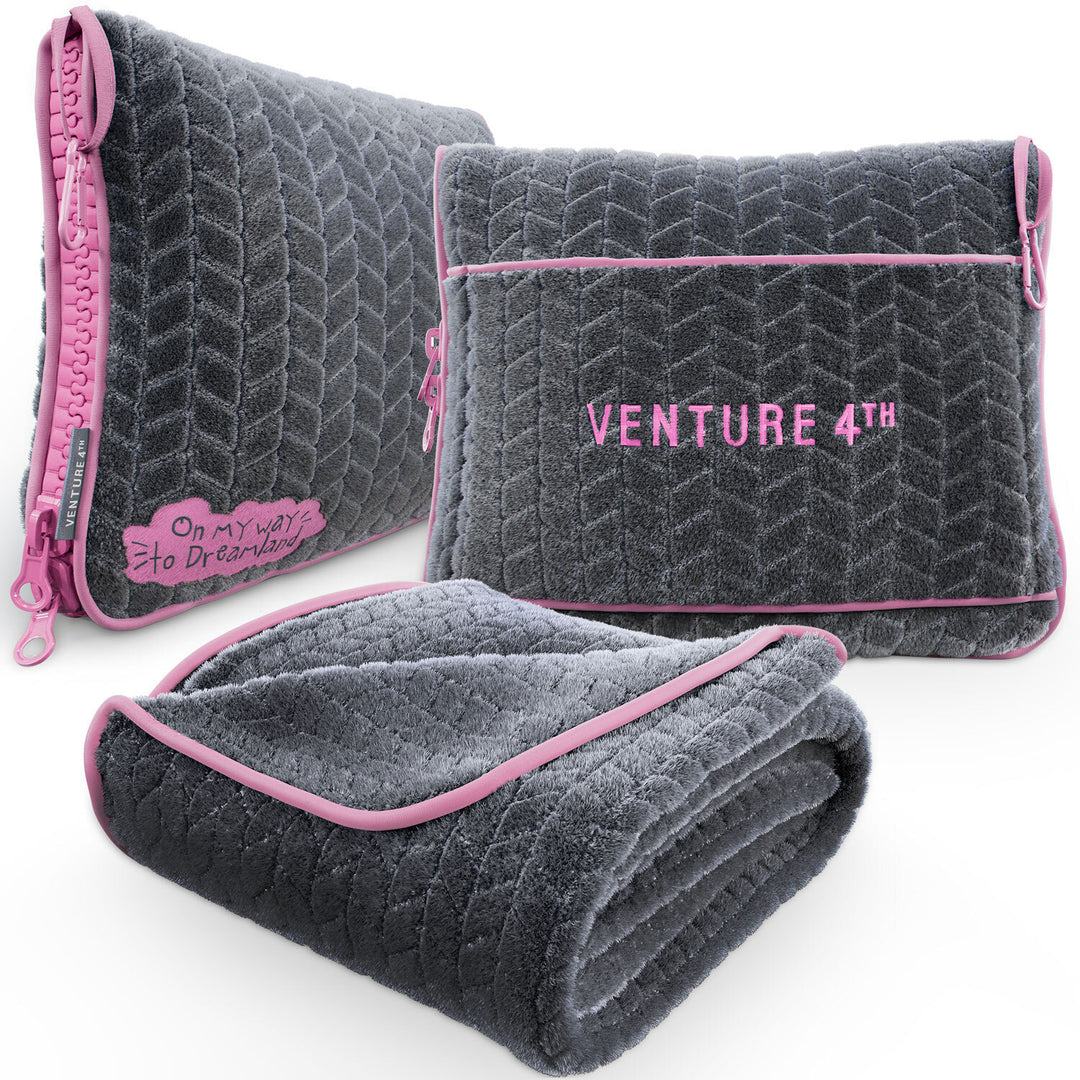 Travel Blanket & Pillow – VENTURE 4TH