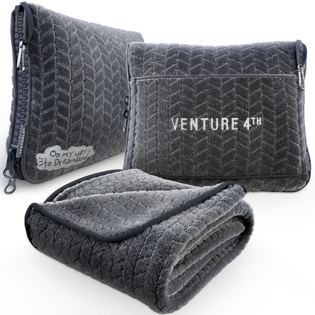 Travel Blanket & Pillow – venture_4th