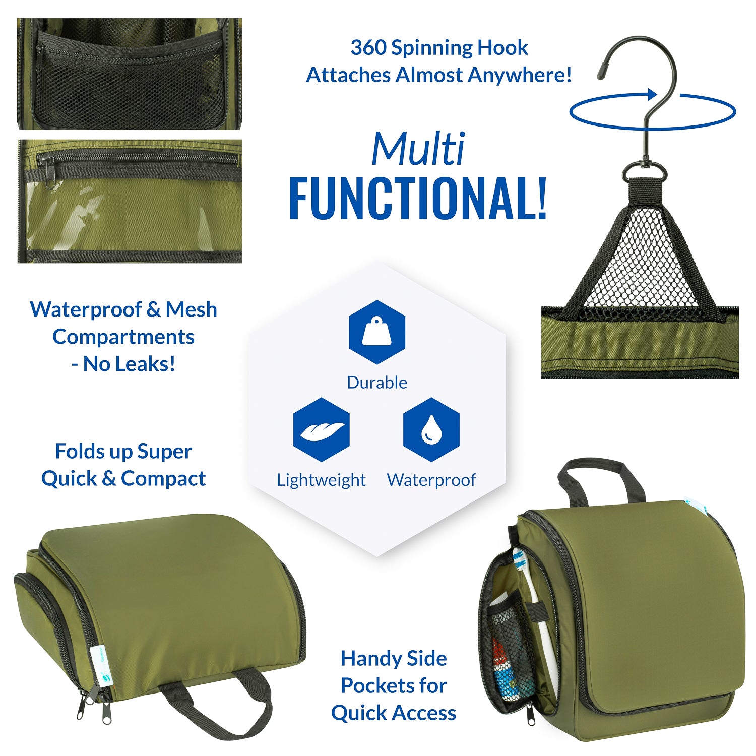 Amazon.com: Mesh Travel Shower Caddy Tote Bag for Gym, Swim, Dorms,  Bathrooms | 10