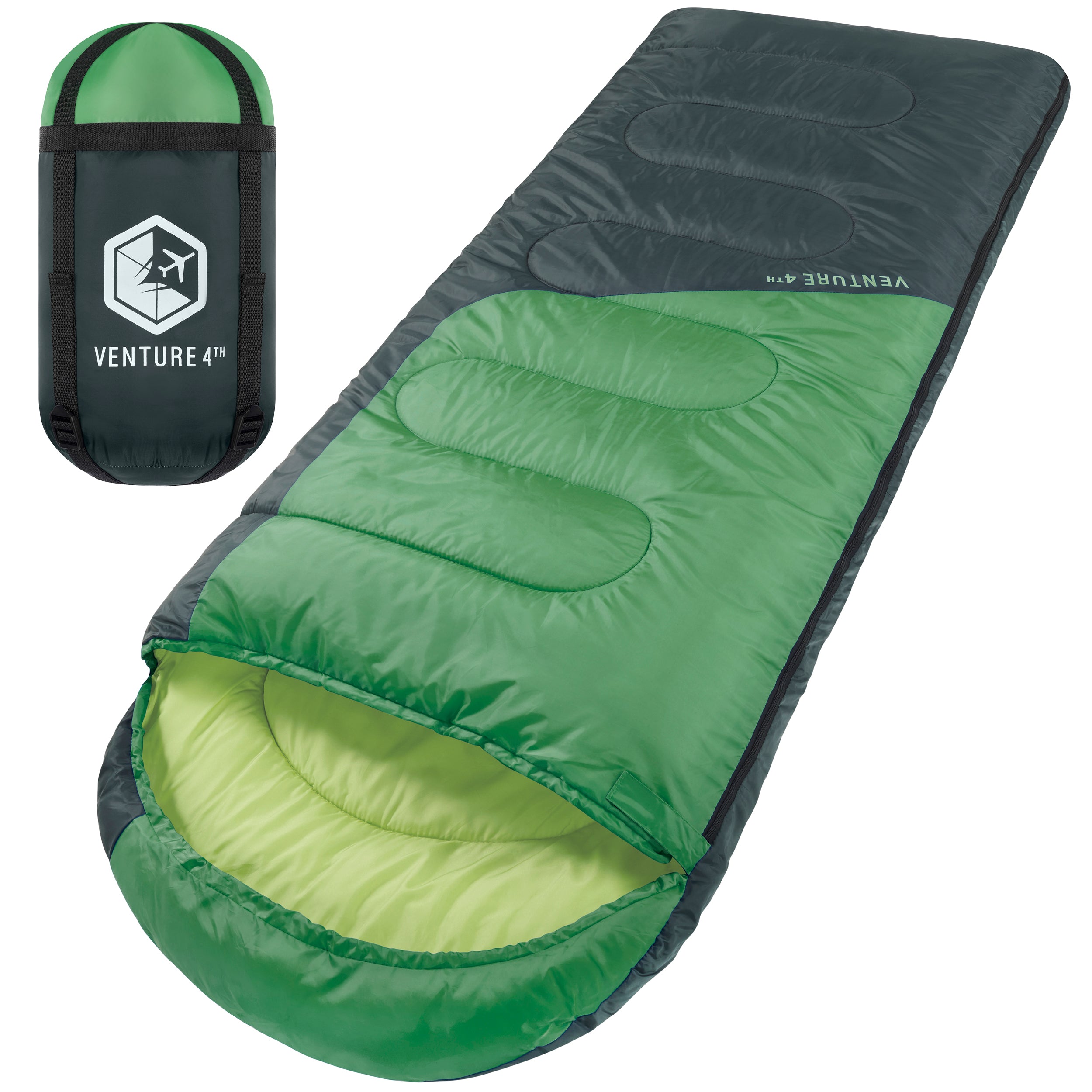 SHANNA Camping Sleeping Bag 3 Seasons Lightweight & Waterproof